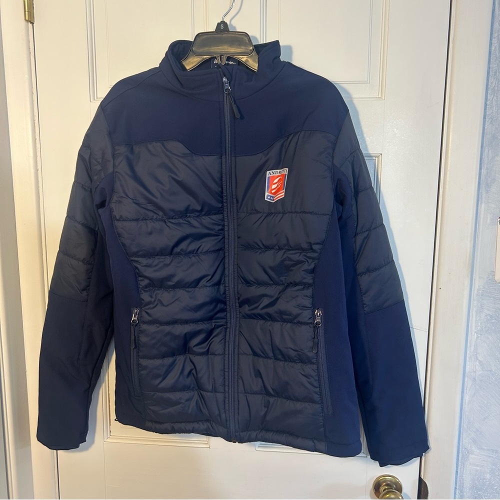 Andretti Racing Quilted Hybrid Puffer Jacket by